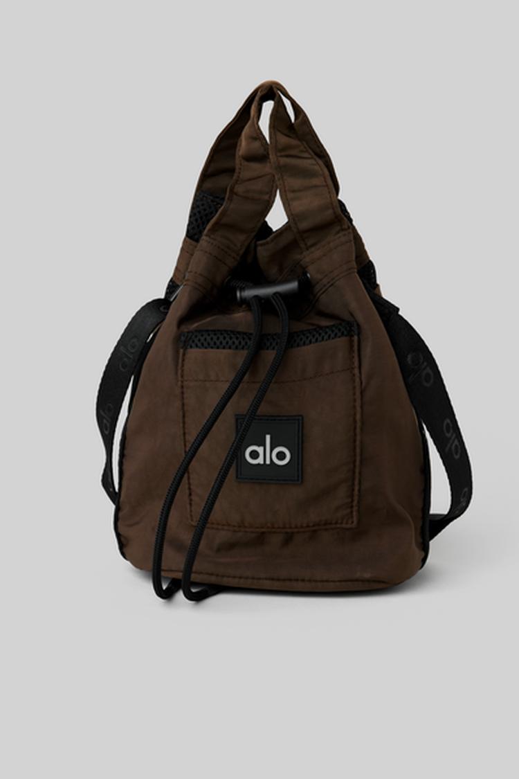 Sac seau à bandoulière - Espresso