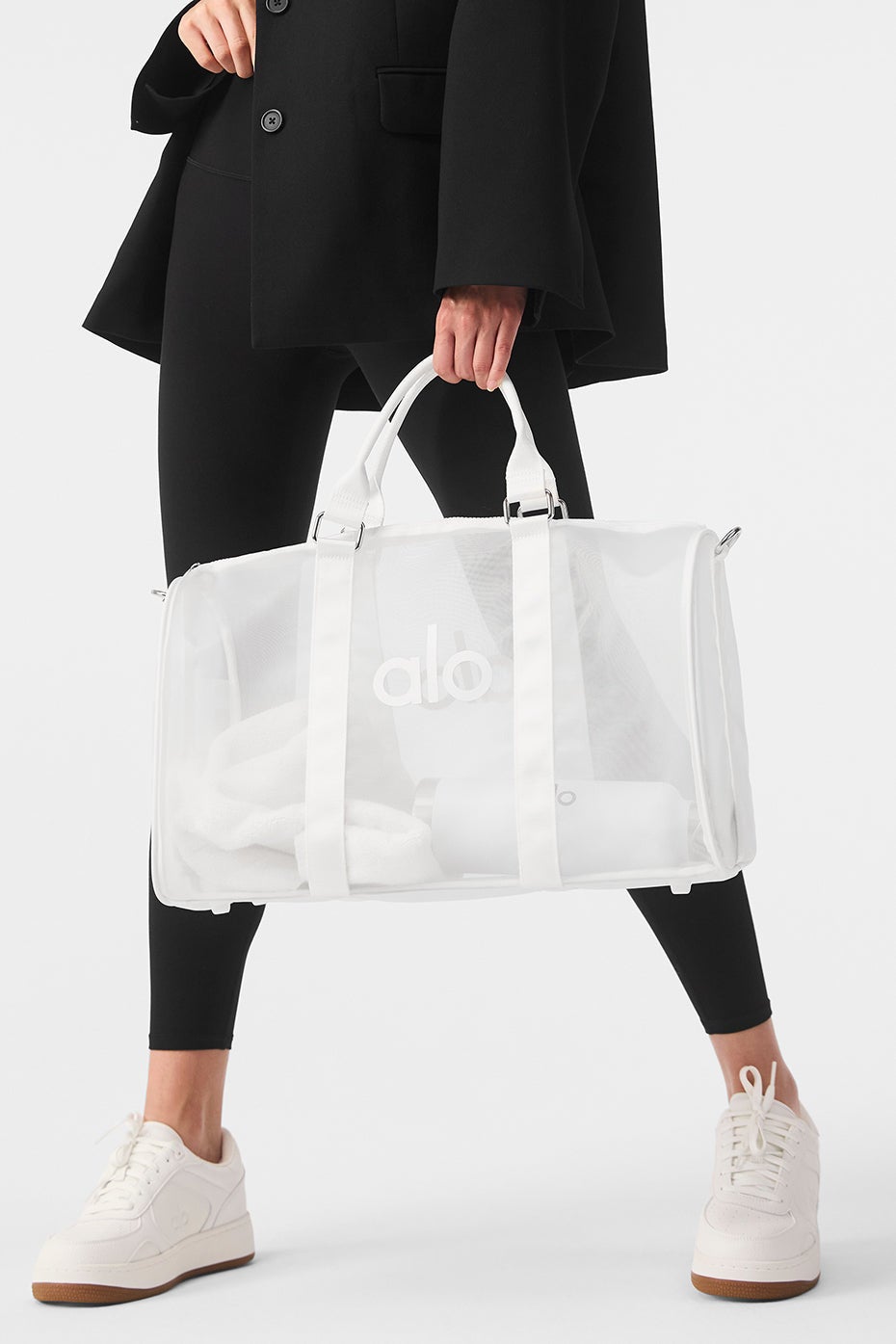 SAC DE SPORT TRANSPARENT - BLANC