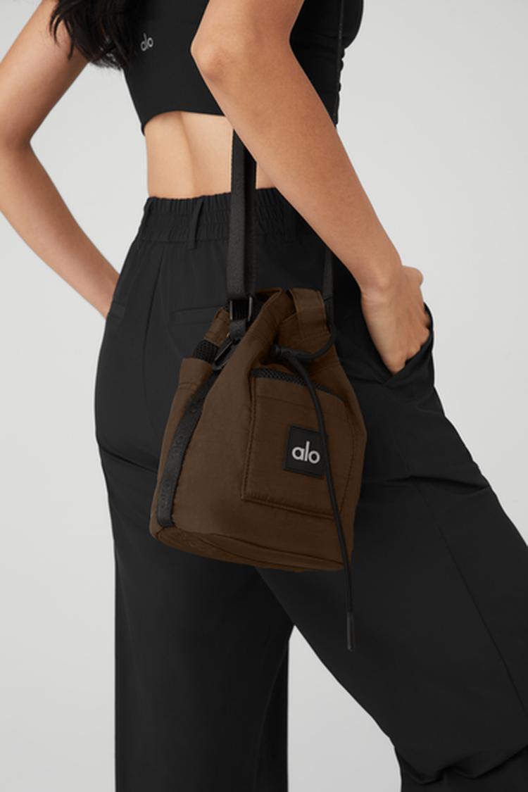 Sac seau à bandoulière - Espresso
