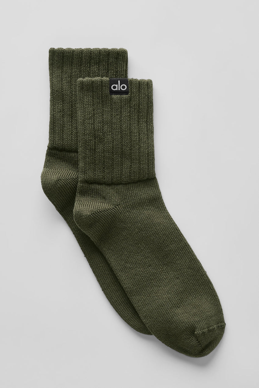 Chaussettes - froissées mi-mollet unisexe