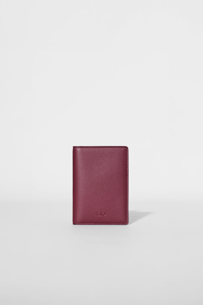 Passport Cover - Bordeaux Leather