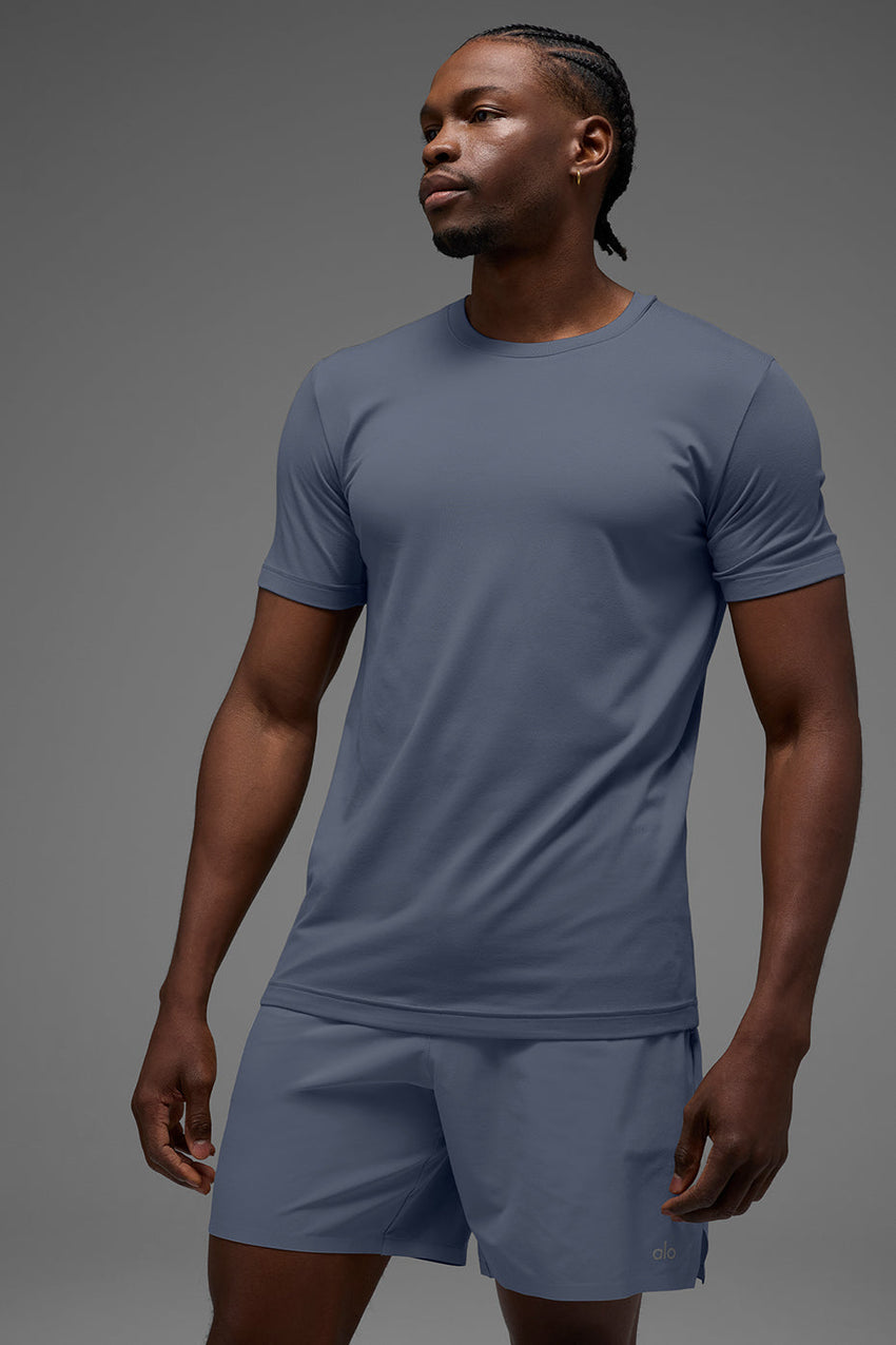 Conquer Reform Crewneck Short Sleeve - Bluestone