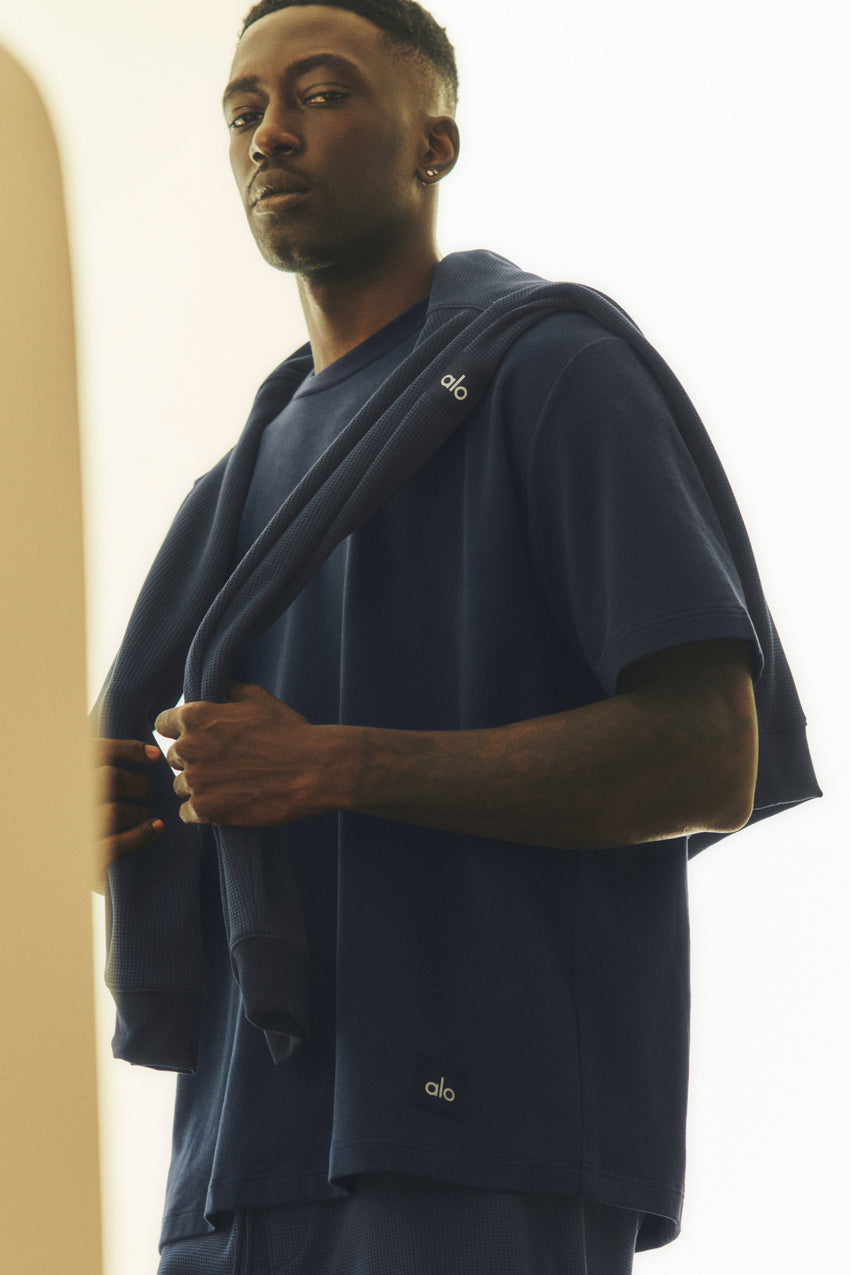 Double Take Short Sleeve - Navy