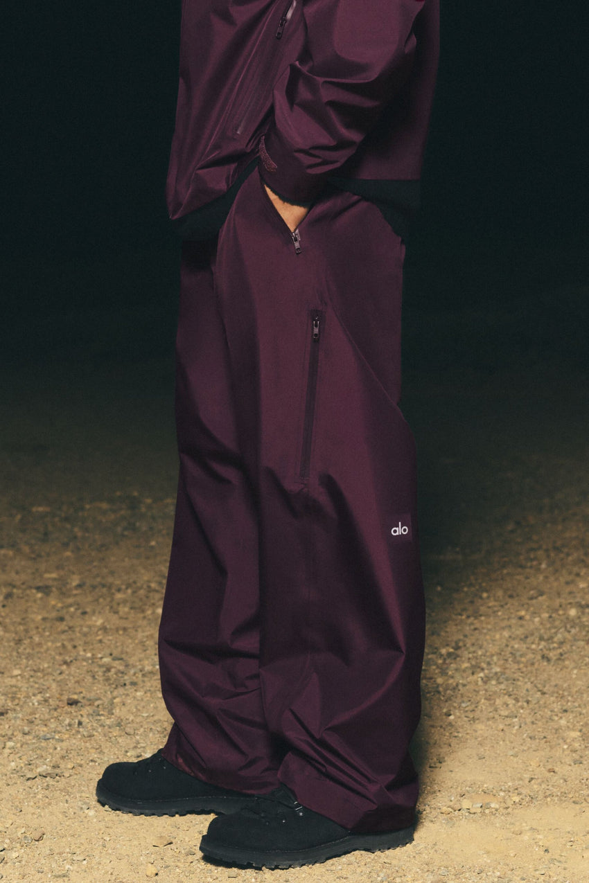 Alpha Shell Pant - Rich Bordeaux