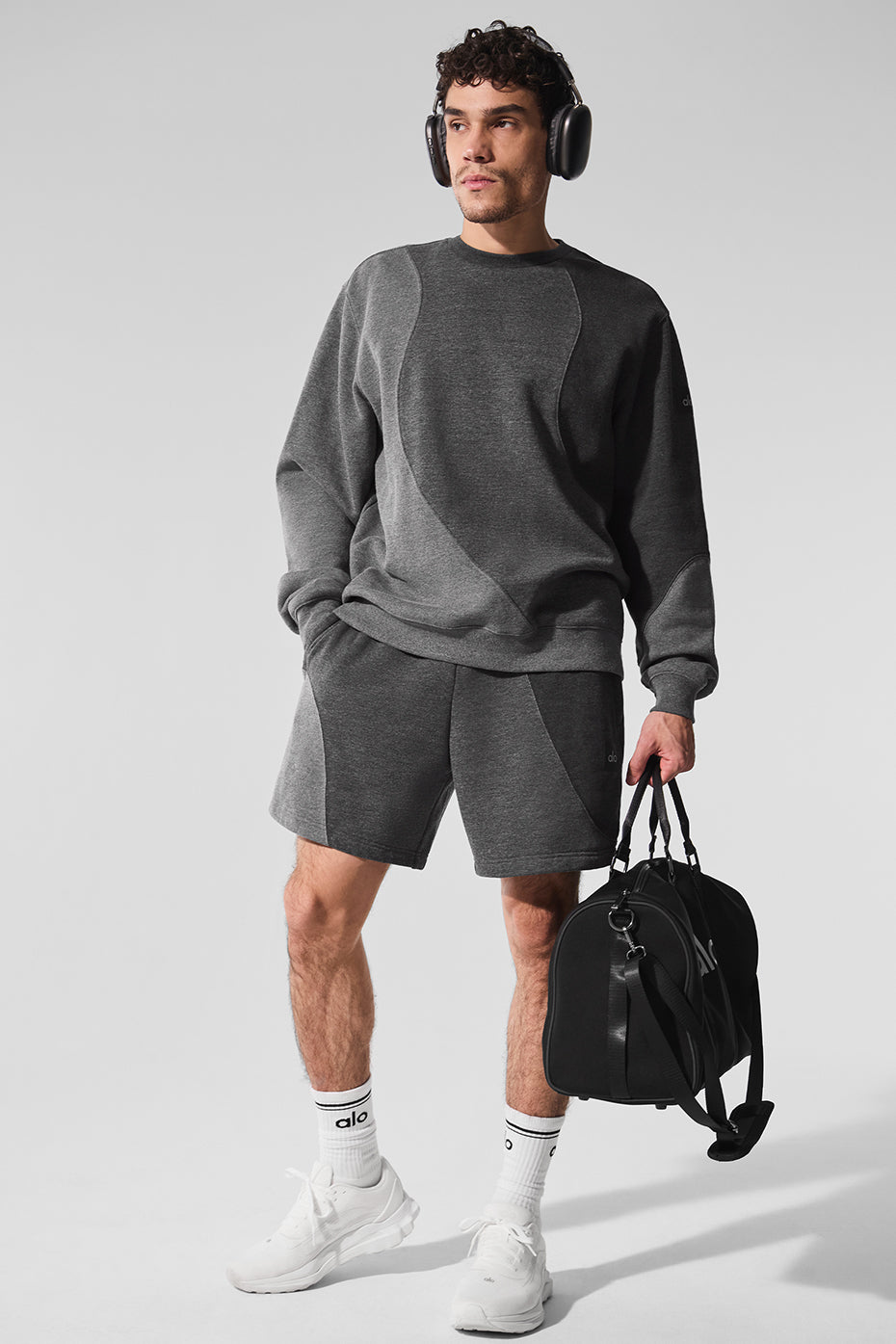 Short Make Waves 7" - Dark Heather Grey Tonal