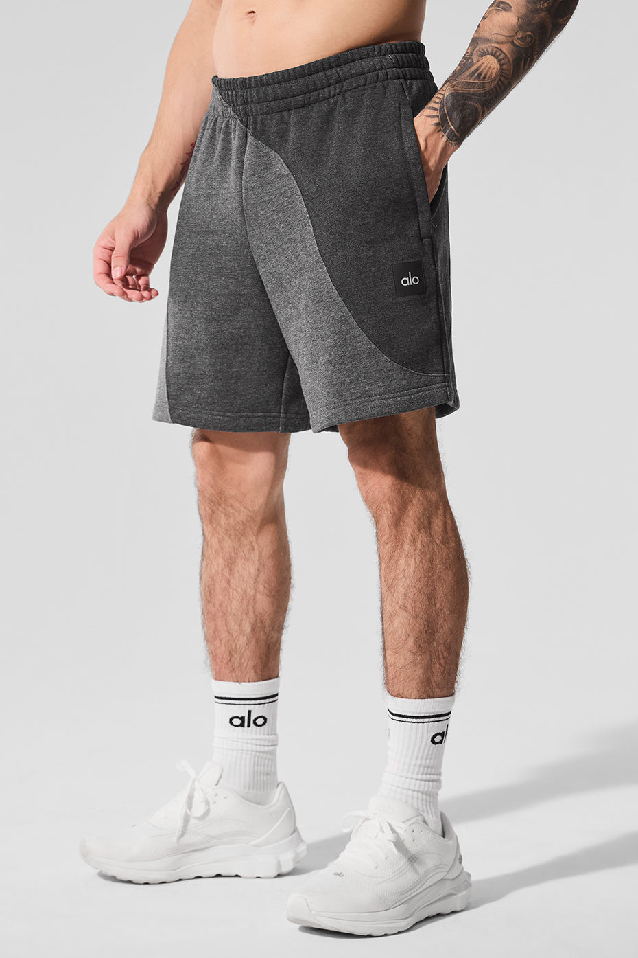 Short Make Waves 7" - Dark Heather Grey Tonal