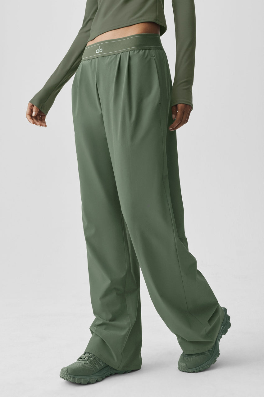 Suit Up Trouser (Short) - Bamboo Green